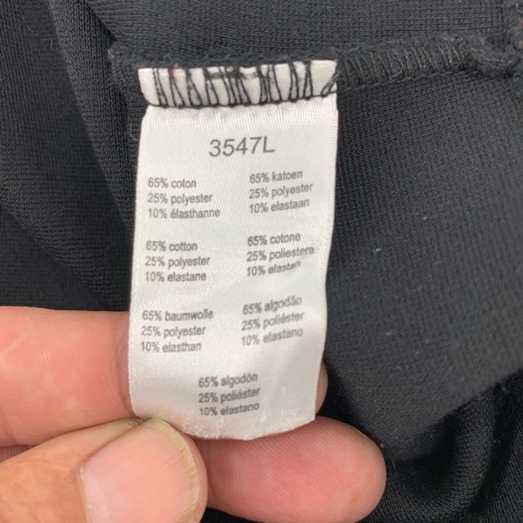 Lacoste Black Knit Skirt. Sz. 40/8/L - Picture 6 of 6